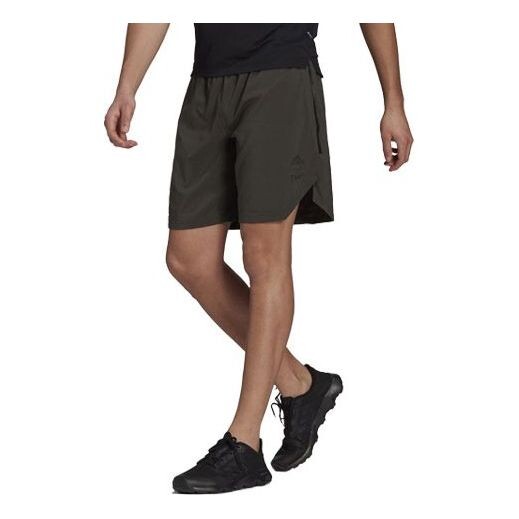 

Шорты outdoor sports shorts brown Adidas, коричневый