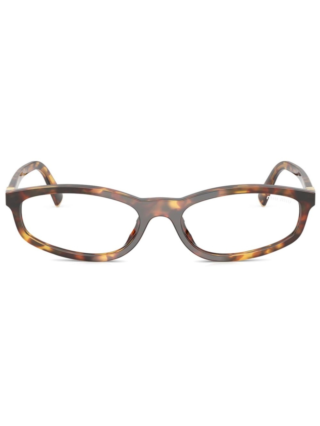 

Miu Miu Eyewear очки в овальной оправе, коричневый