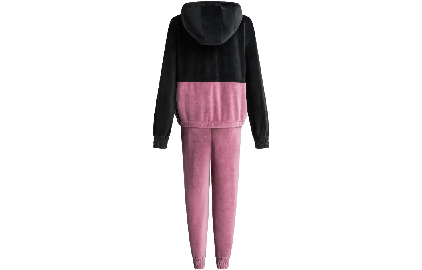 Костюм casual EA7 FW23 для женщин EMPORIO ARMANI, черный розовый — фото 4