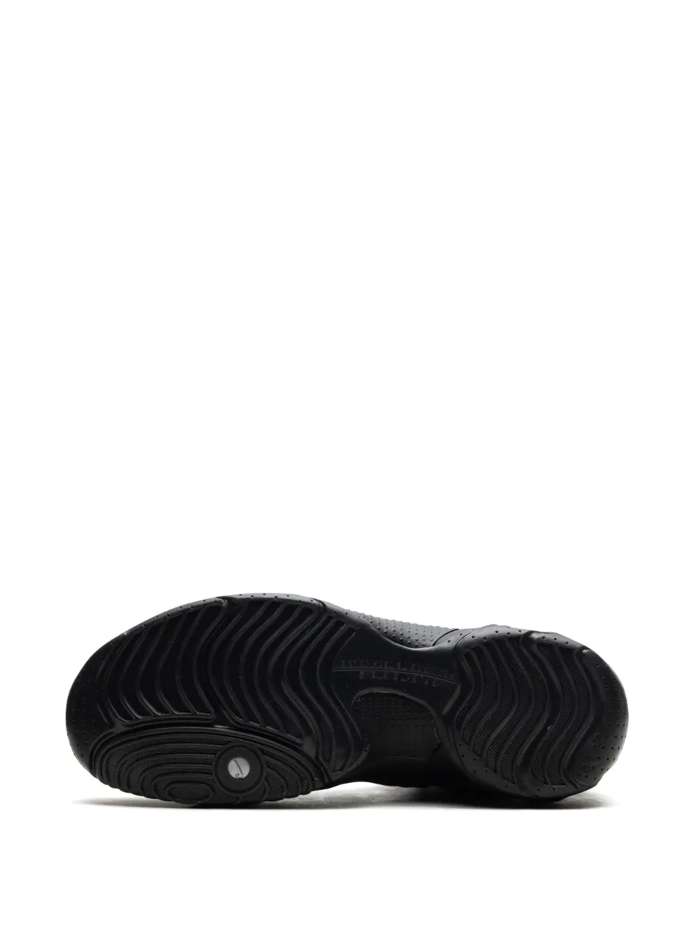 Кроссовки Air Flightposite Black Nike, черный — фото 4