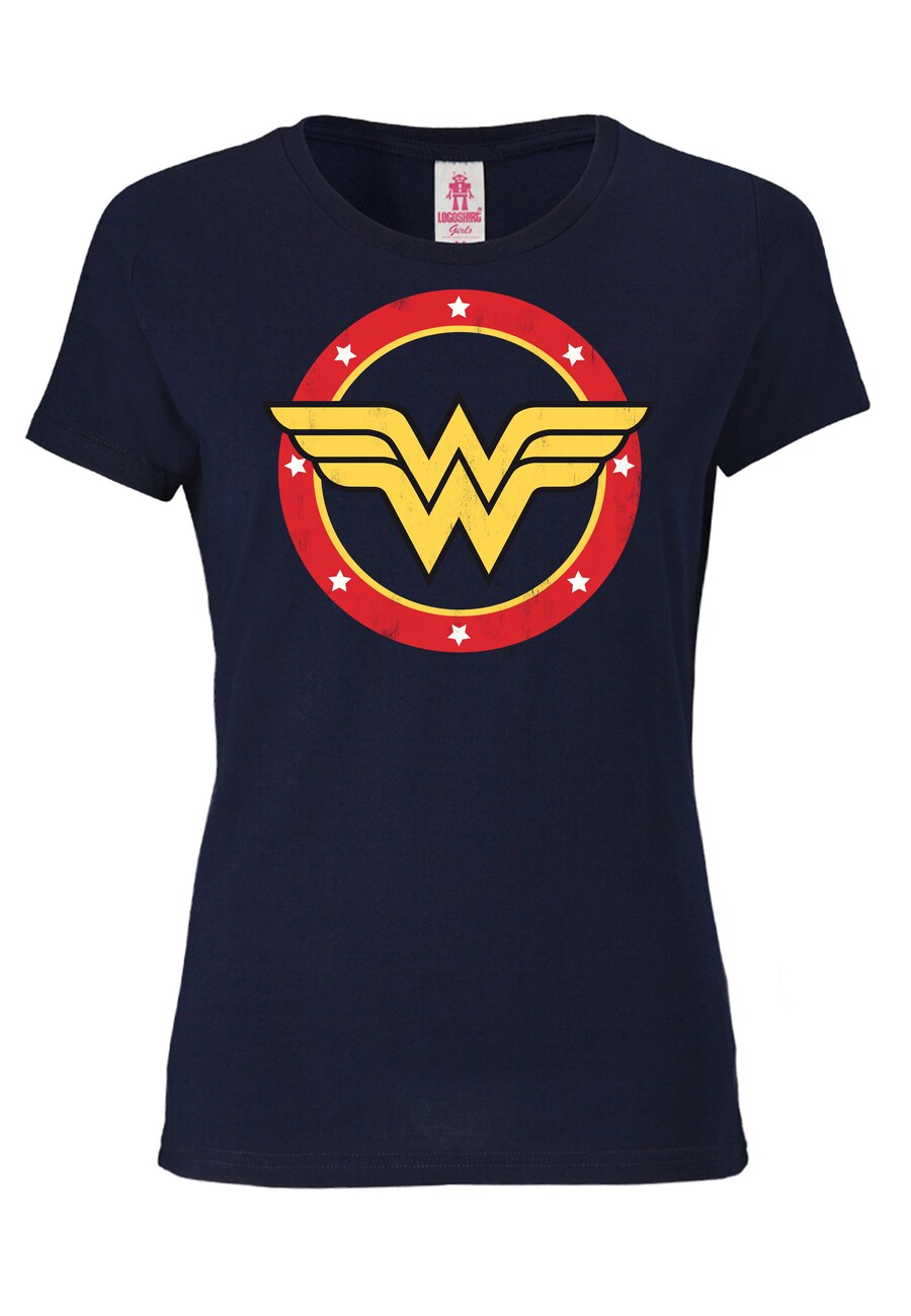 

Футболка LOGOSHIRT Shirt Wonder Woman Circle Logo, темно-синий