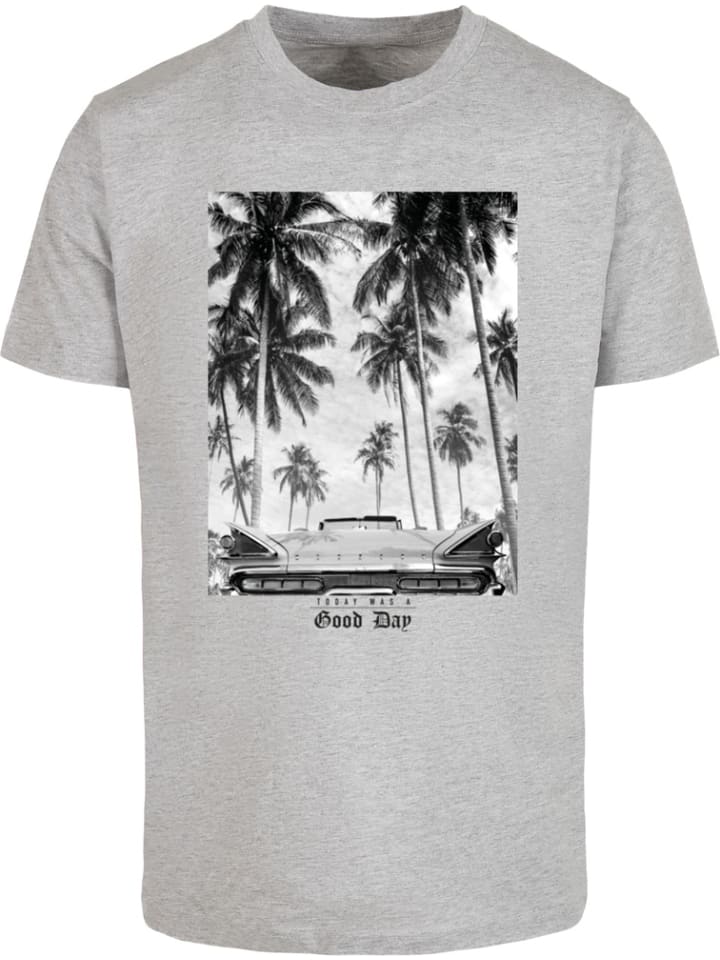 

Футболка Today Was A Good Day Tee серого цвета Mister Tee