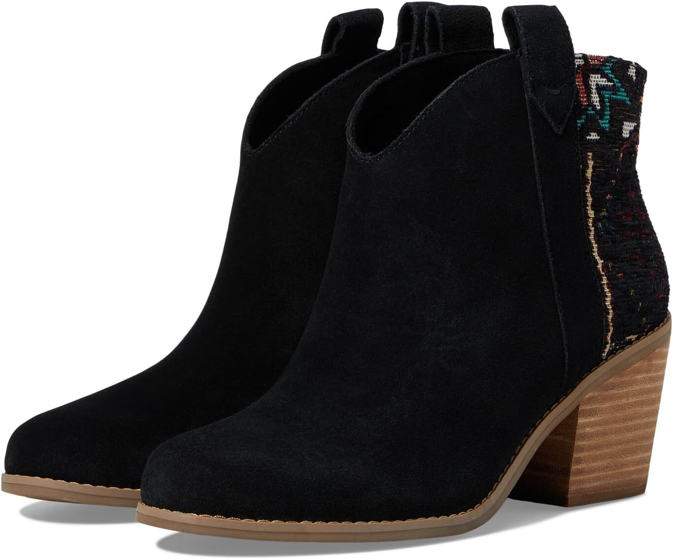 

Ботинки TOMS Constance, цвет Black Suede/Global Woven