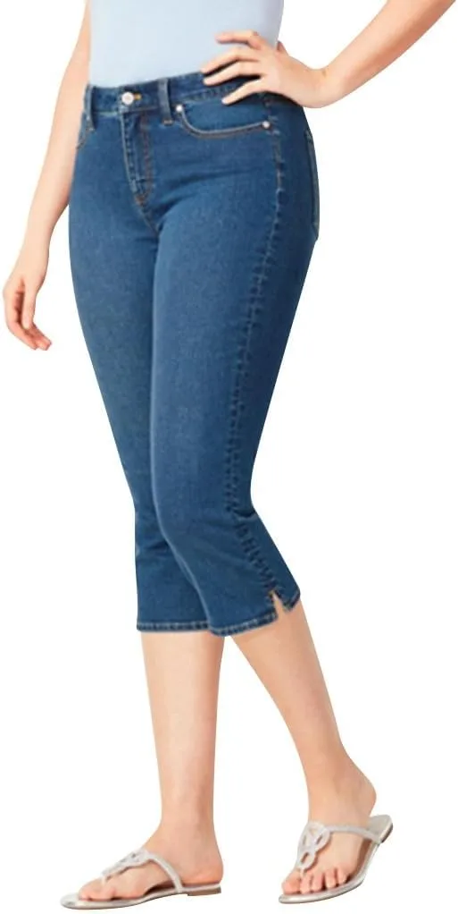 

Джинсовые шорты Bermuda для женщин Plus Size Mid Rise