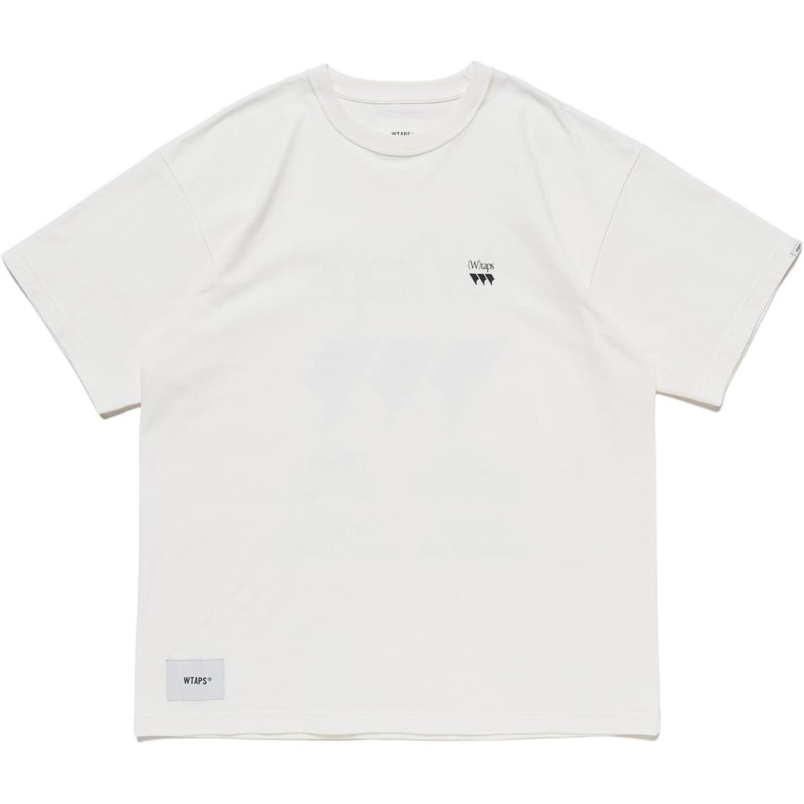 

Футболка с принтом логотипа WTAPS, белый