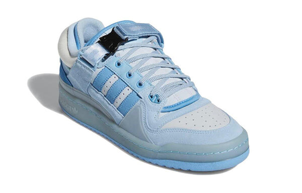 Кроссовки x bad bunny forum пряжка низкая Adidas, синий — фото 2