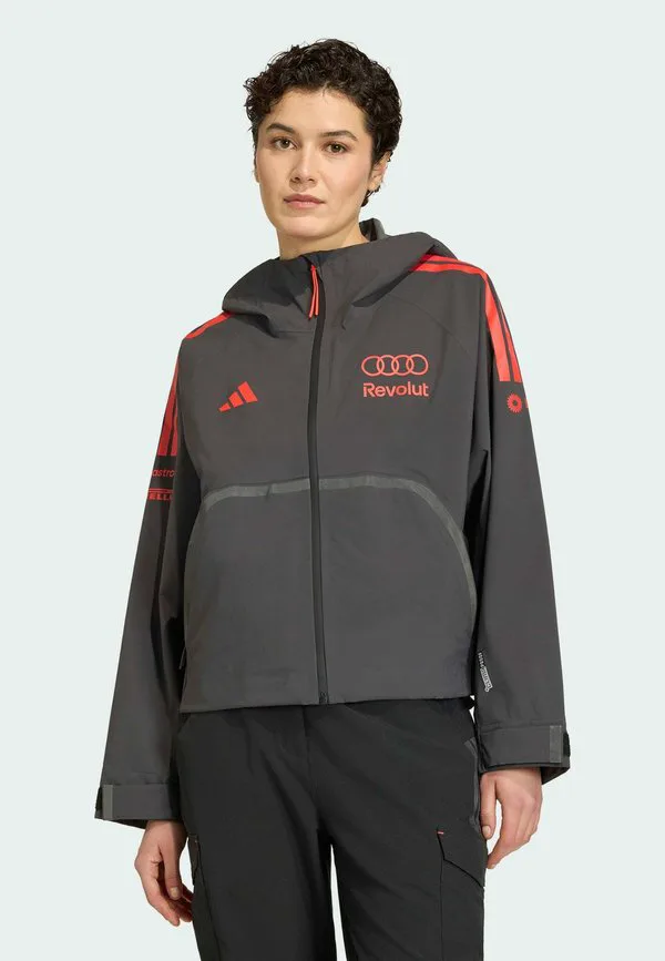 Водонепроницаемая куртка механиков команды audi revolut f1 Adidas Performance, Utility Black Hi-Res Red