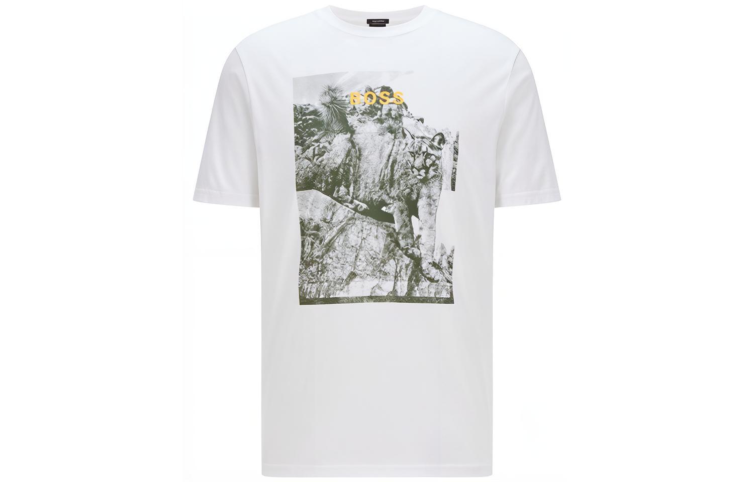 

Футболка мужская белая HUGO BOSS