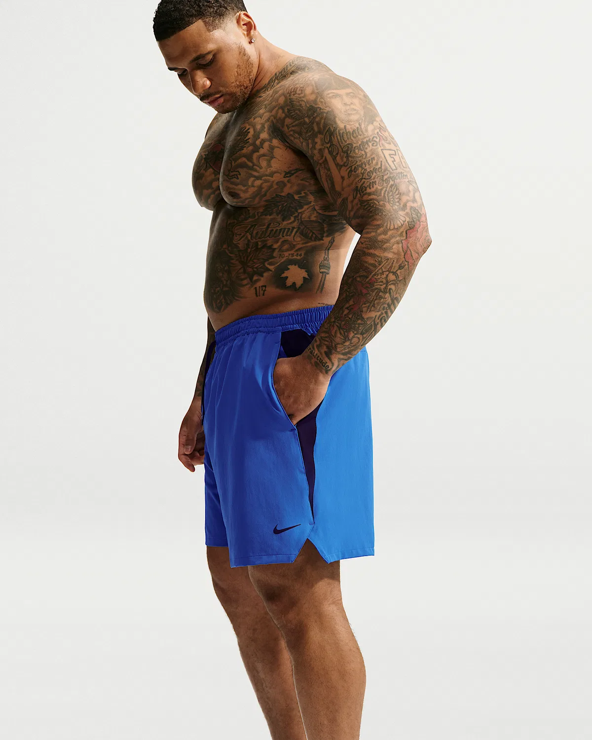 Мужские плавки Nike Swim Contend Essential 7" с подкладкой (Big & Tall), Game Royal — фото 4