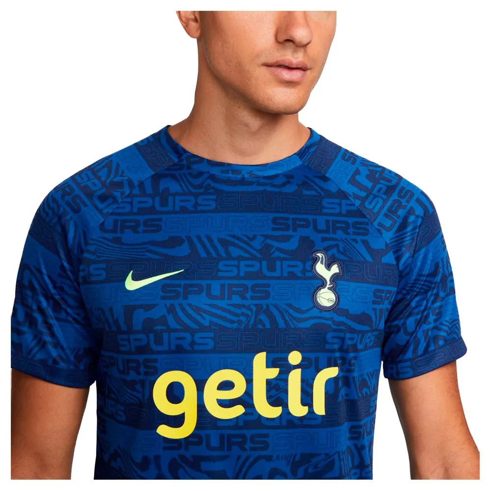 Футболка с коротким рукавом Nike Tottenham Hotspur FC 22/23 Dri Fit pre match, синий — фото 3
