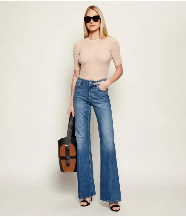 Шерстяной свитер C_Fennini slim fit Boss Orange, бежевый — фото 2