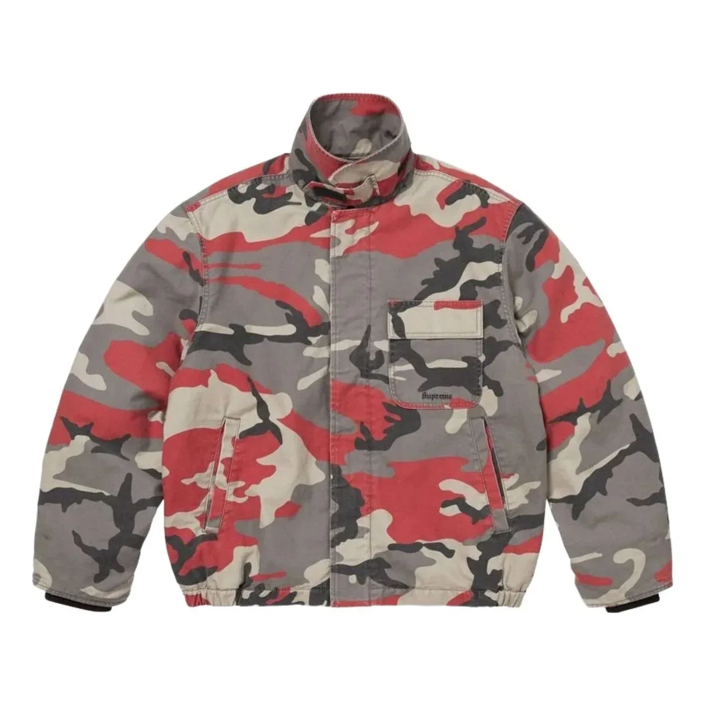 Куртка Supreme x Cordura SS26 Twill Utility Jacket 'Red Camo' SUP-SS26-182-RMO, мультиколор