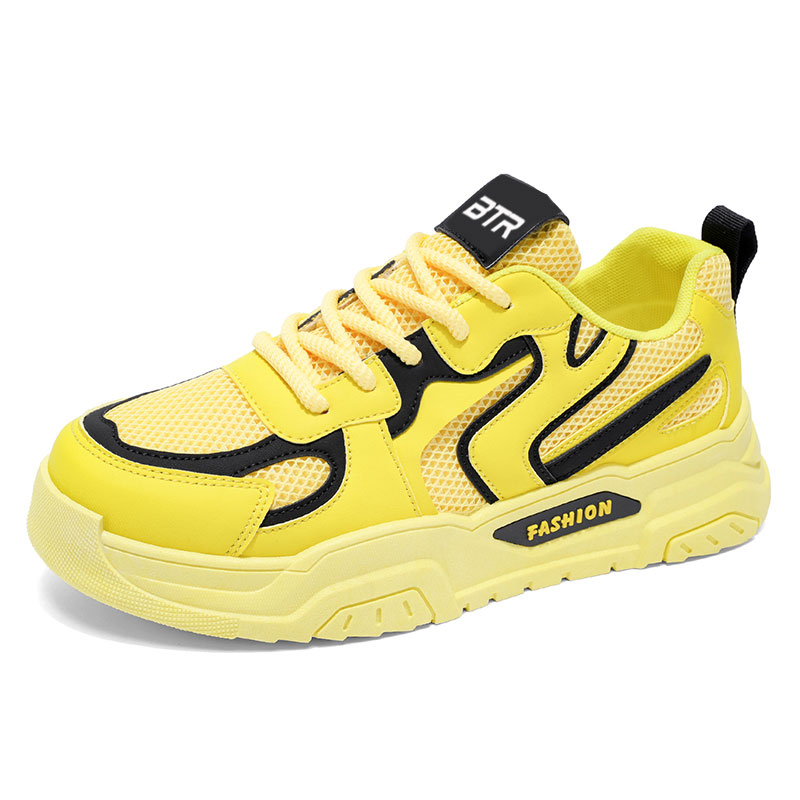 

Износостойкие низкие повседневные туфли для мужчин BTR, Yellow