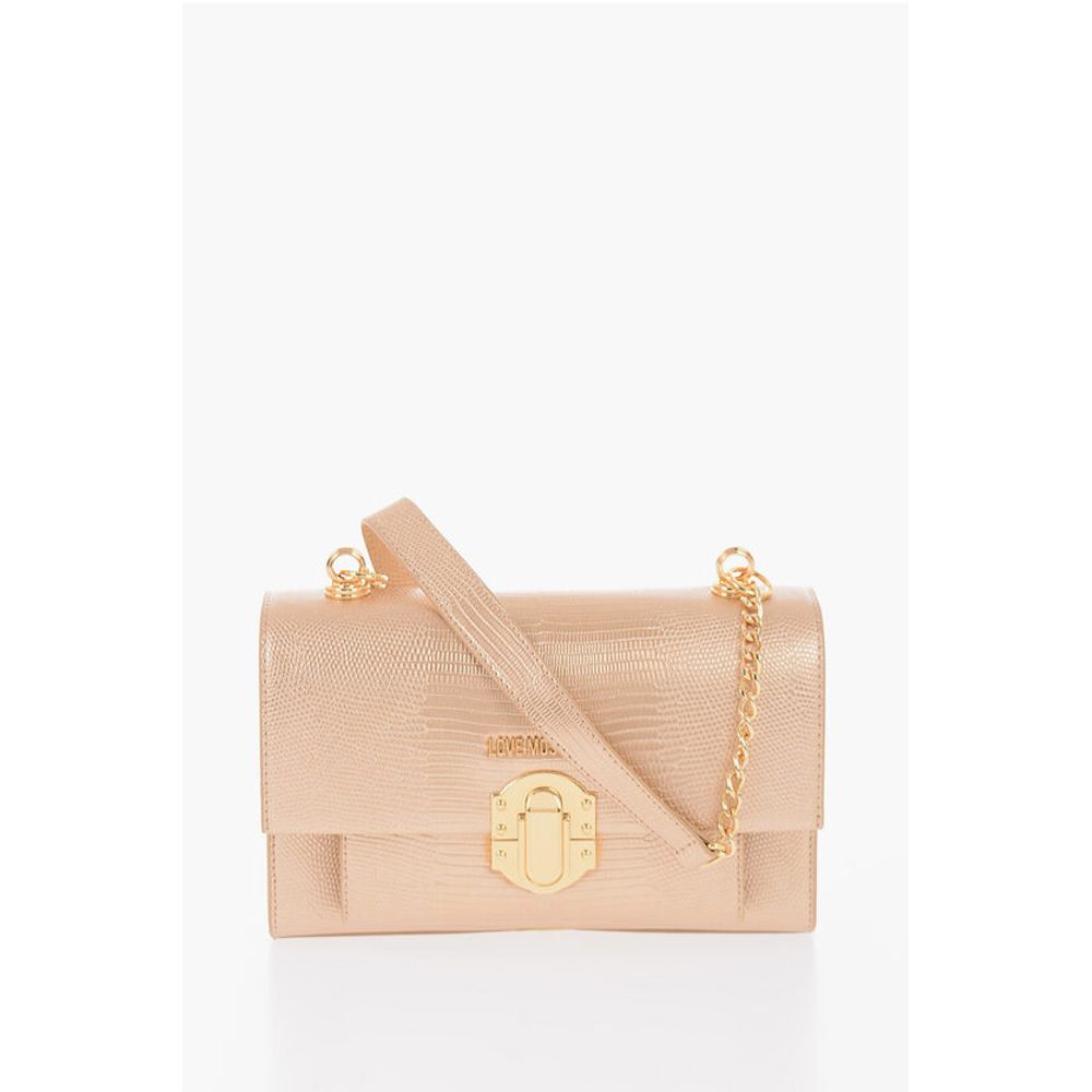 

Сумка через плечо из полиэтилена золотая Moschino, Gold