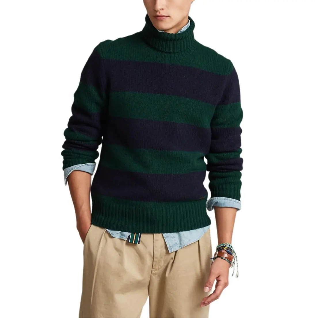 Polo Ralph Lauren Свитер мужской бирюзовый — фото 4