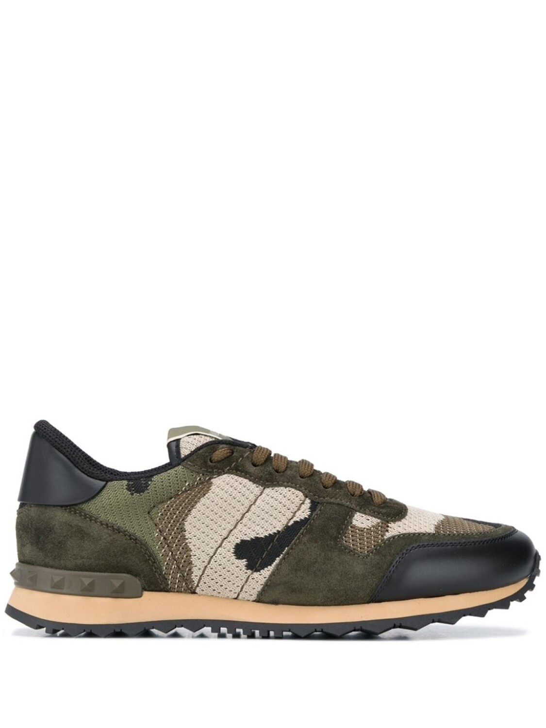 

Кроссовки Valentino Garavani Rockrunner Camouflage Print, зеленый/коричневый/черный, Черный;серый, Кроссовки Valentino Garavani Rockrunner Camouflage Print, зеленый/коричневый/черный