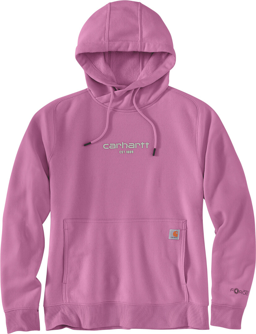 

Худи Carhartt Force Relaxed Fit Lightweight Graphic Ladies Hoodie, розовый