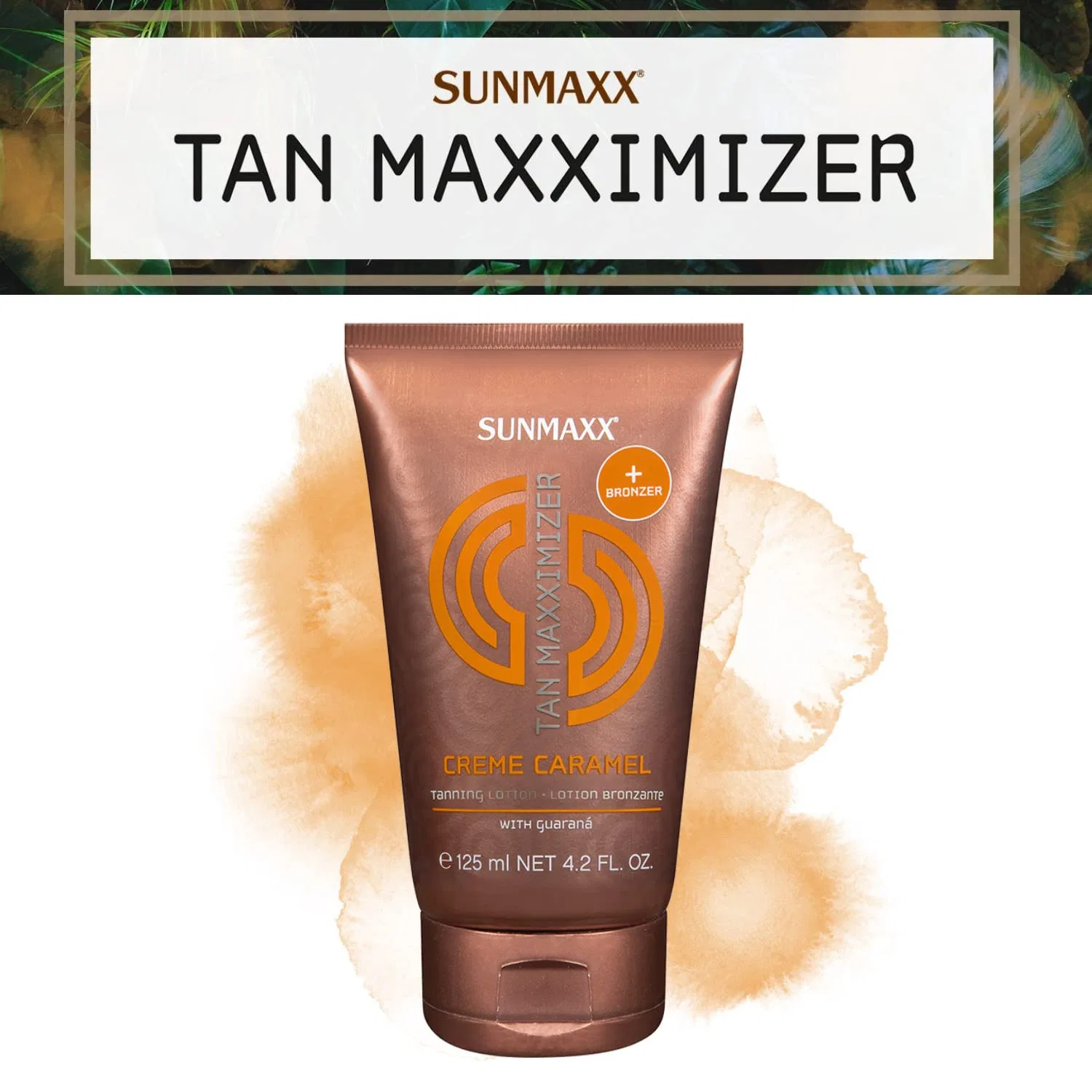 Лосьон для загара с бронзатором «Cream Caramel Tanning Lotion + Bronzer» от SUNMAXX TAN MAXXIMIZER Sunmaxx — фото 4