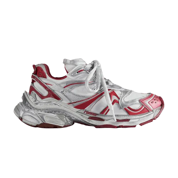 

Кроссовки Balenciaga Runner 2.0, White Grey Red