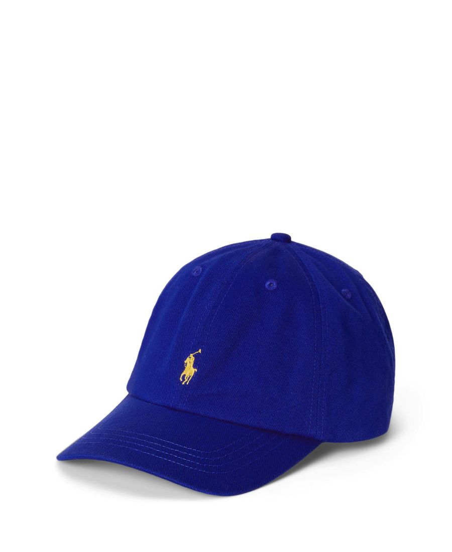 

Детская бейсболка из саржи для малышей и мальчиков Polo Ralph Lauren, Blue