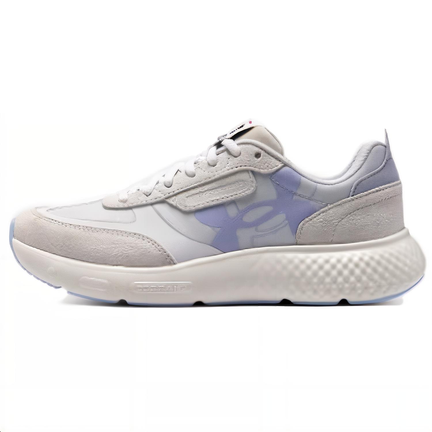 

Under Armour Амортизирующие, износостойкие низкие повседневные беговые кроссовки для женщин, бежево-голубые