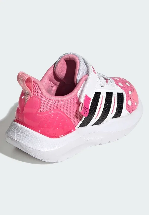 Кроссовки детские Lightorama rnr minnie el i baby shoes Adidas Performance, нежно-розовый черный ярко-розовый — фото 4