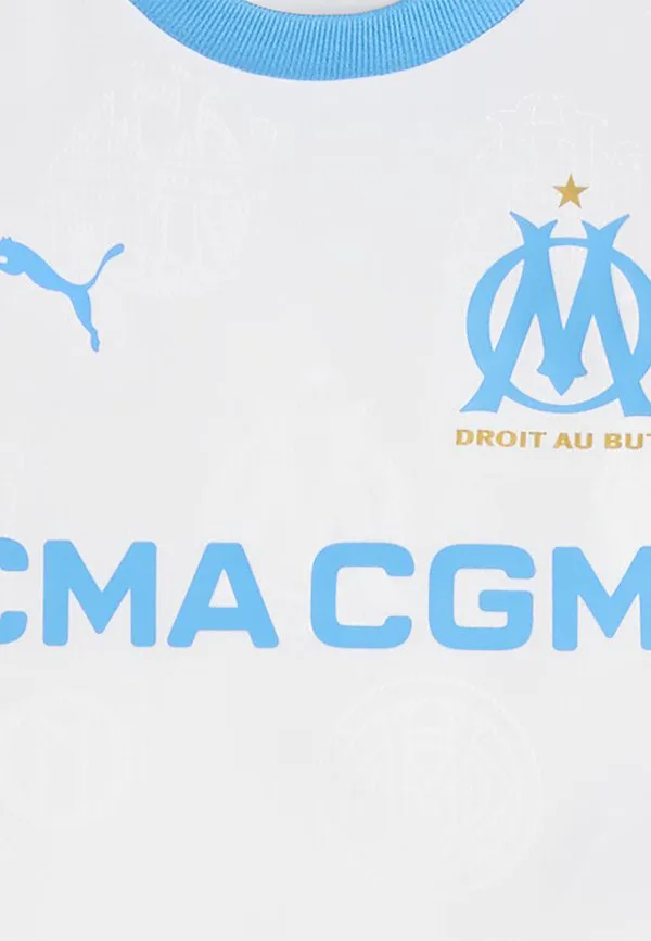 Шорты olympique de marseille Puma, White Bleu Azur — фото 3