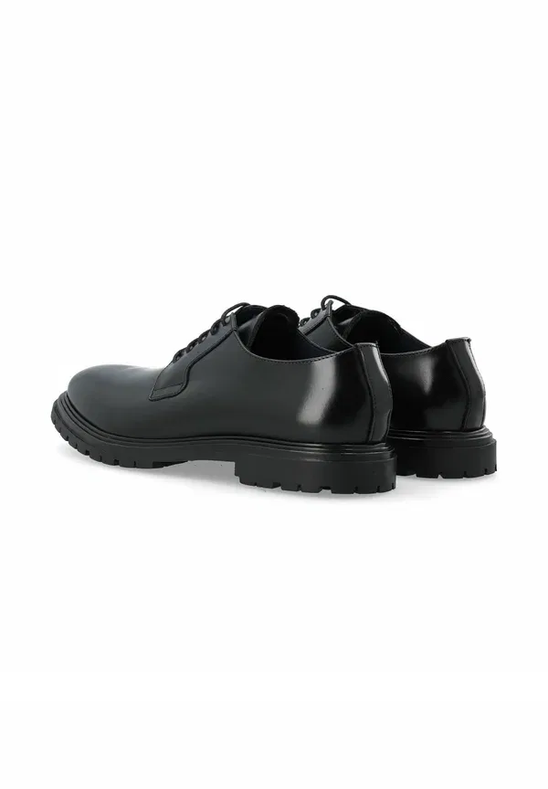 Туфли дерби кожаные Bialoui smart lace ups, белый, черный — фото 4