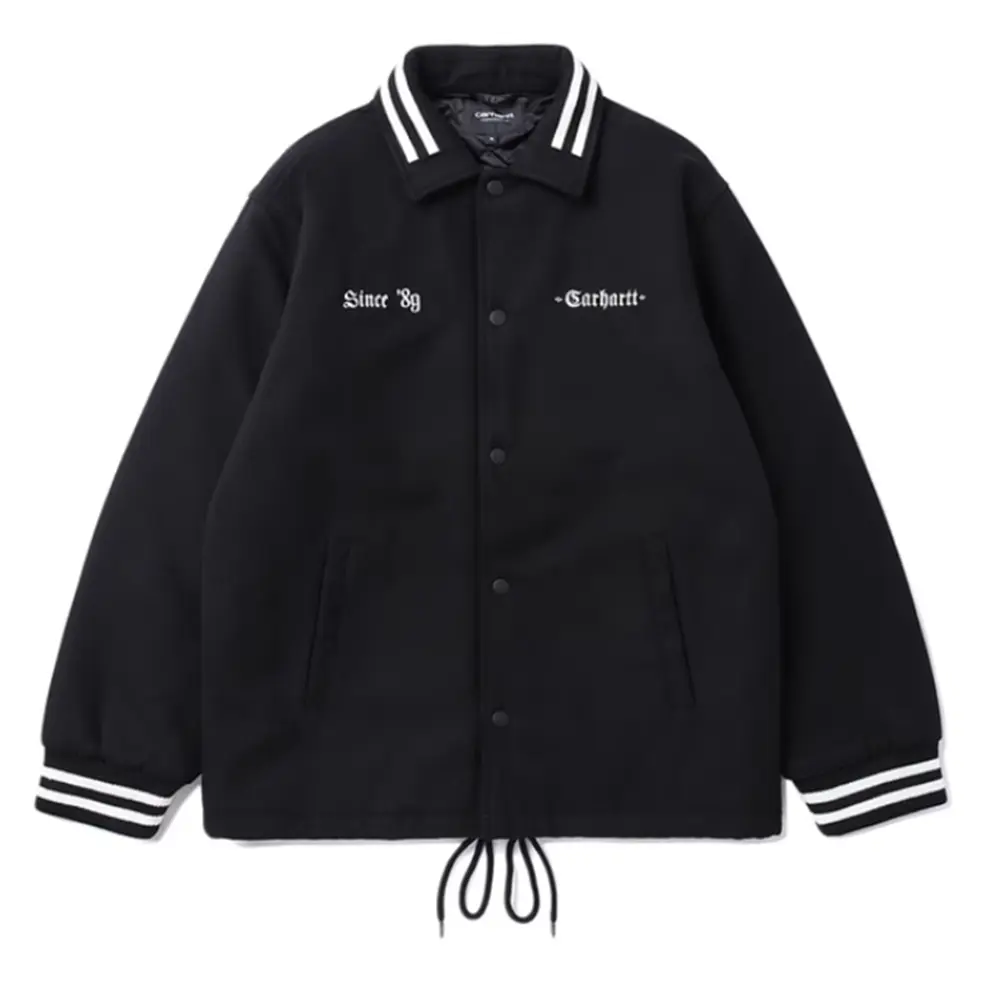

Carhartt WIP Шерстяная куртка-тренч, Black
