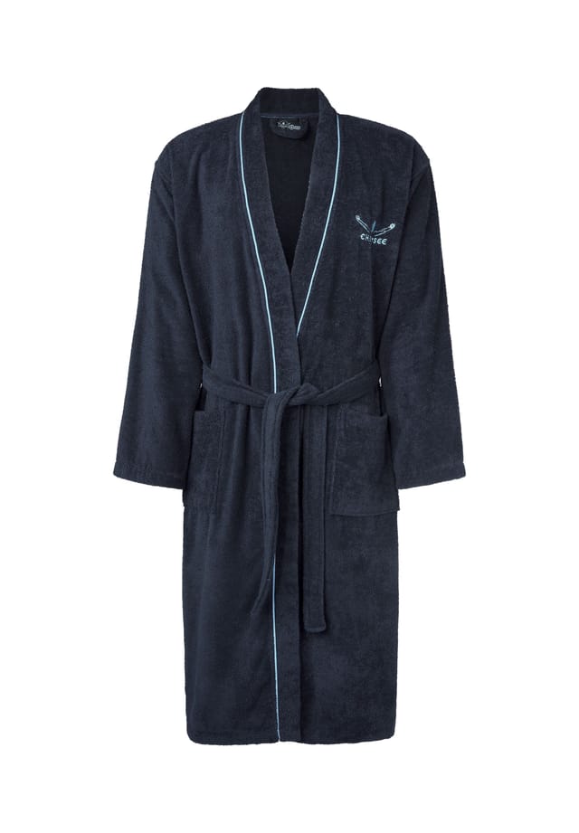 

Халат «Венеция» в стиле кимоно из мягкой махровой хлопковой ткани Chiemsee, синий