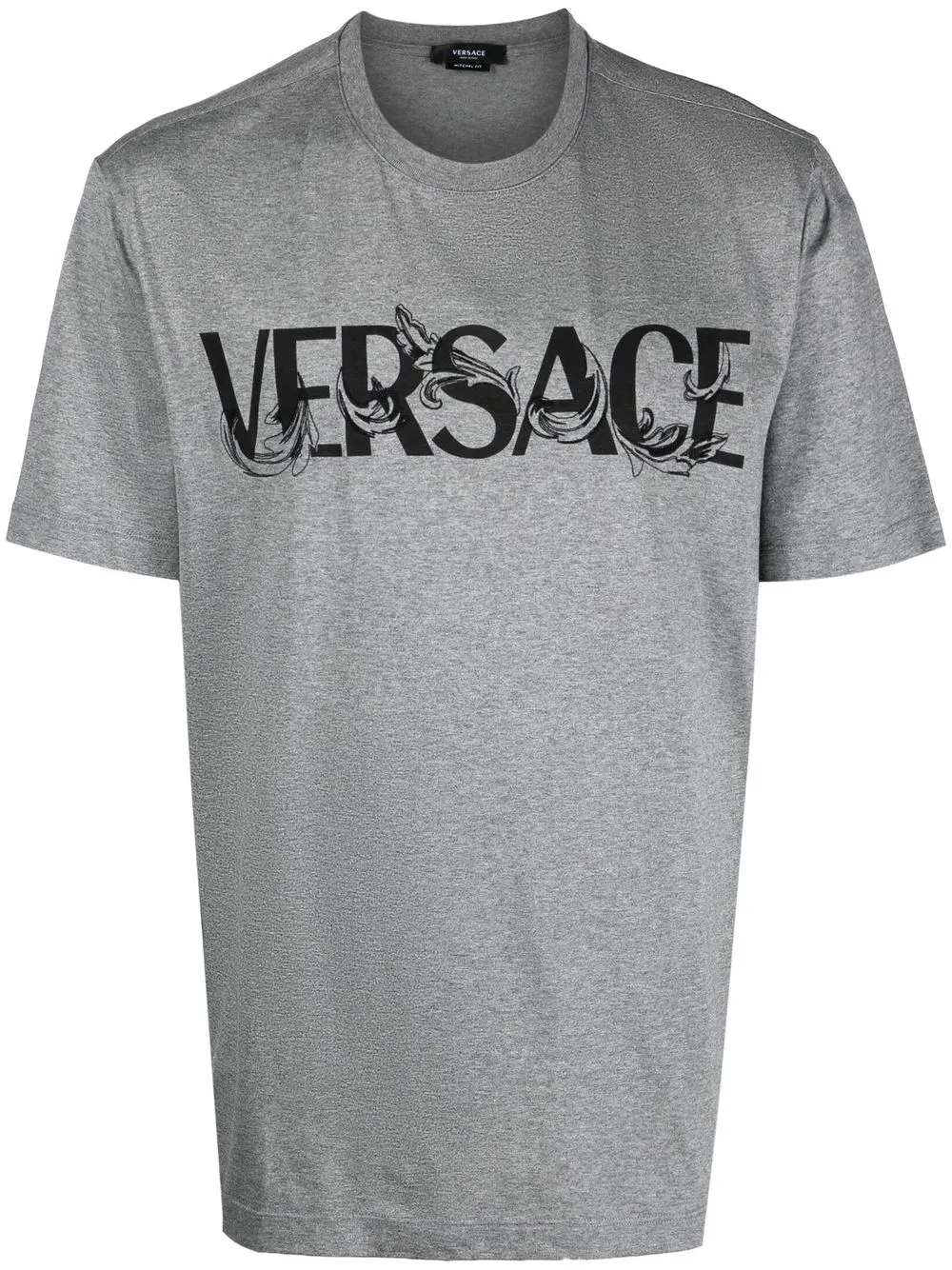 

Футболка с логотипом VERSACE, серый
