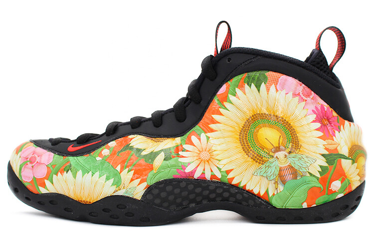 

Кроссовки Nike Foamposite One Vintage Basketball Shoes Men Mid-Top White Orange