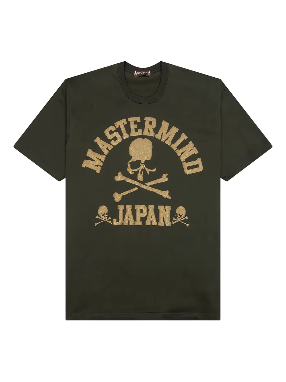 

Футболка с блестящим принтом черепа Mastermind Japan, зеленый