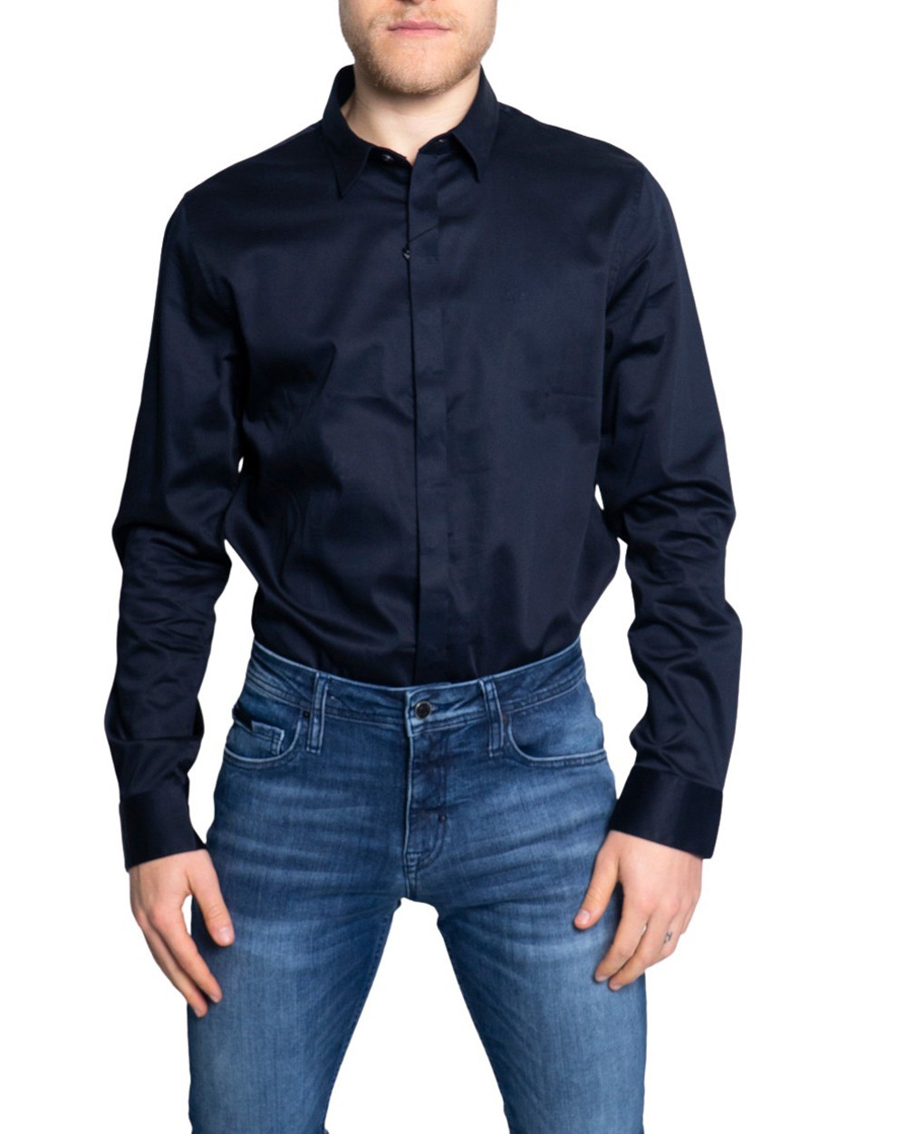 

Рубашка Armani Exchange, синий