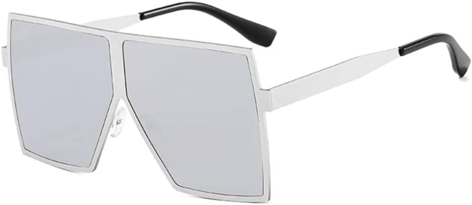 

Большие солнцезащитные очки для женщин, массивная металлическая оправа, винтажные солнцезащитные очки для мужчин, зеркальные солнцезащитные очки UV400 LANGSER, 7