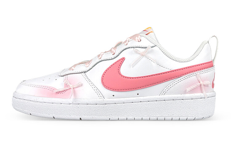

Кроссовки Nike Court Borough Series Skateboard Shoes Women's Low-Top White Pink