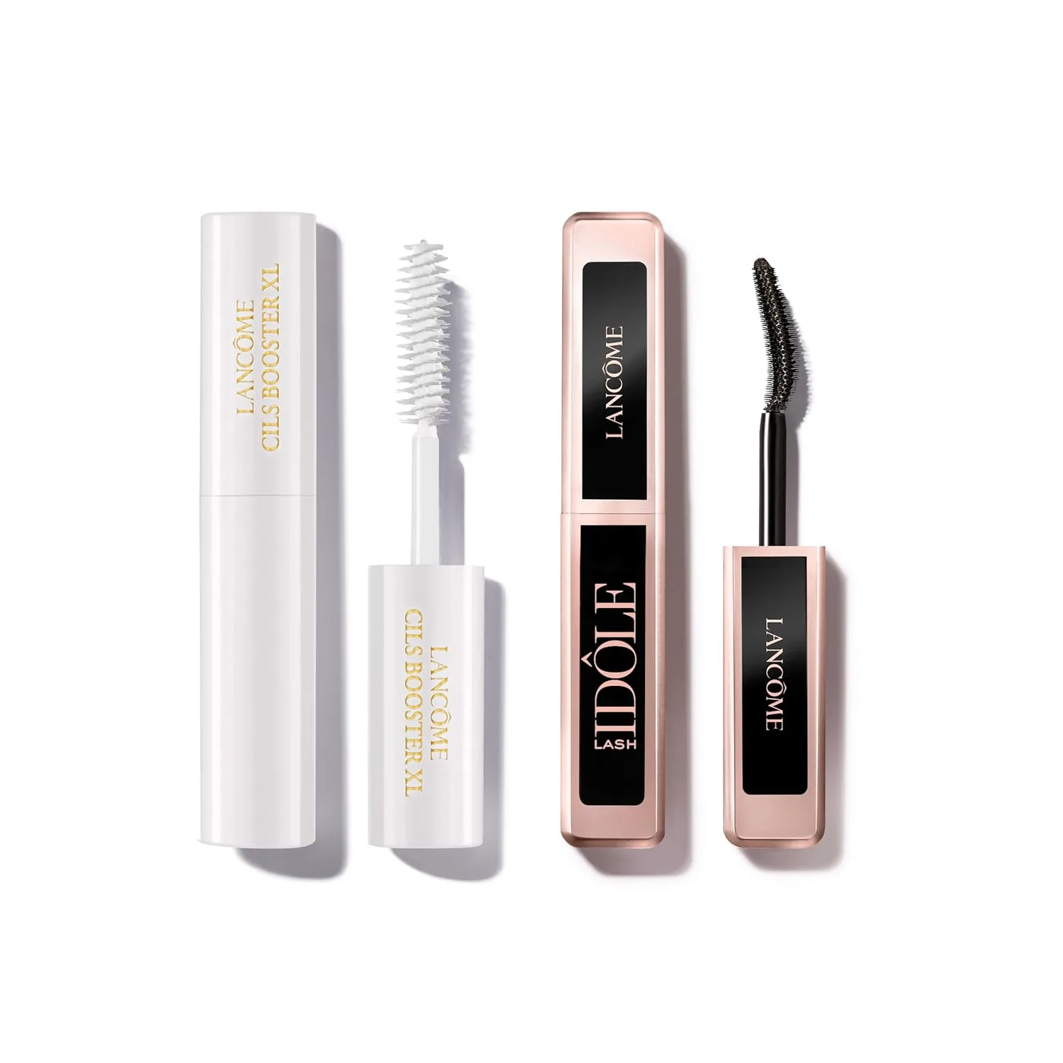 Набор для макияжа Lancôme Cils Booster XL Mascara Primer & Lash Idôle Black Mascara Duo - для придания объема, удлинения и лифтинга ресниц., Black