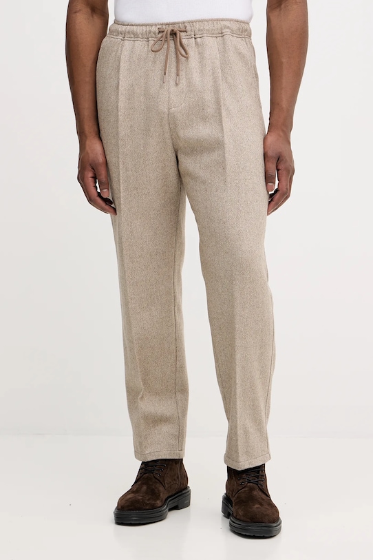 

Брюки с шерстью United Colors Of Benetton, бежевый