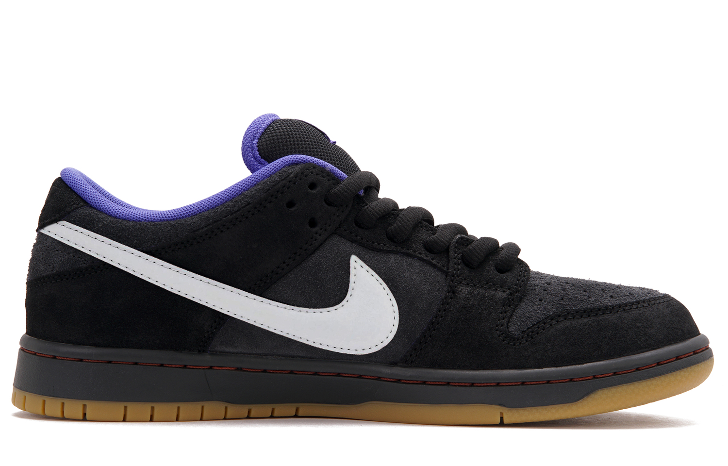 Nike Кроссовки для скейтбординга Dunk SB Black Hole E Abrasion Resistant Low top Unisex Black White — фото 3