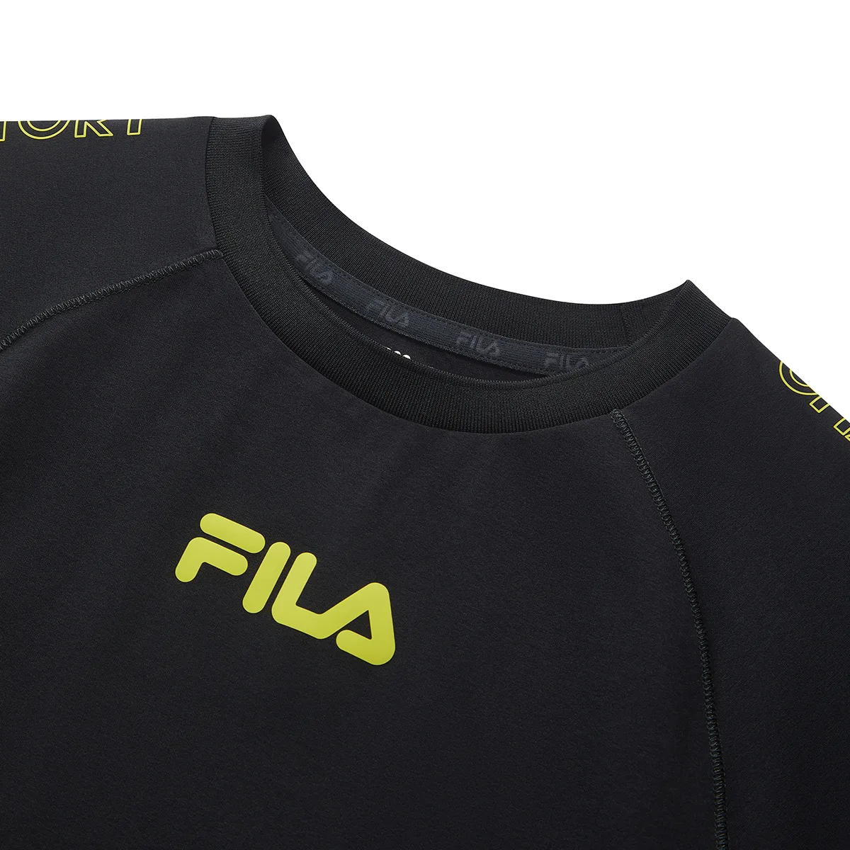 FILA KIDS Футболка с коротким рукавом PERFORMANCE FPF Jet Black детская — фото 4