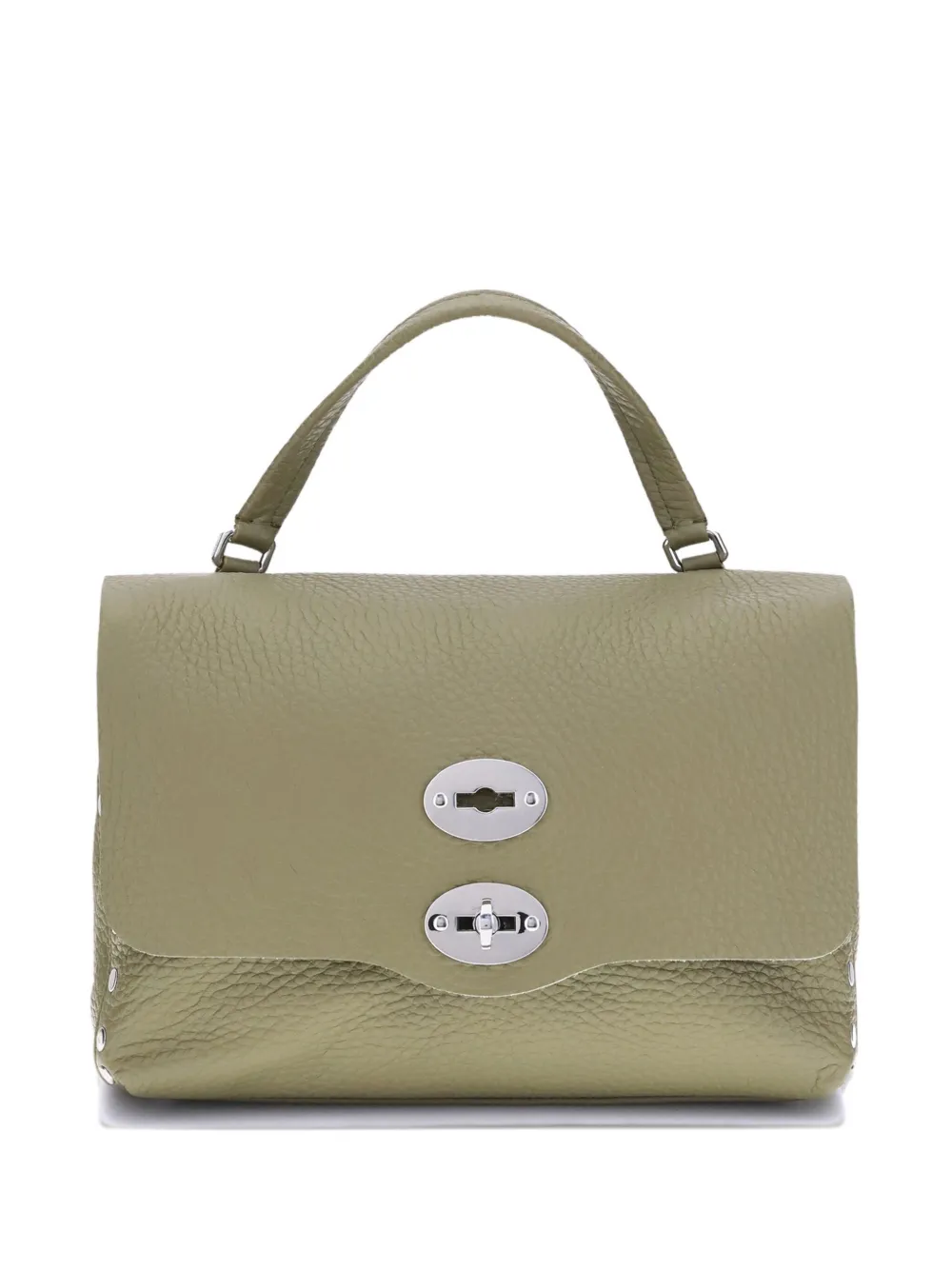 

Маленькая сумка-тоут Postina, украшенная заклепками Zanellato, зеленый