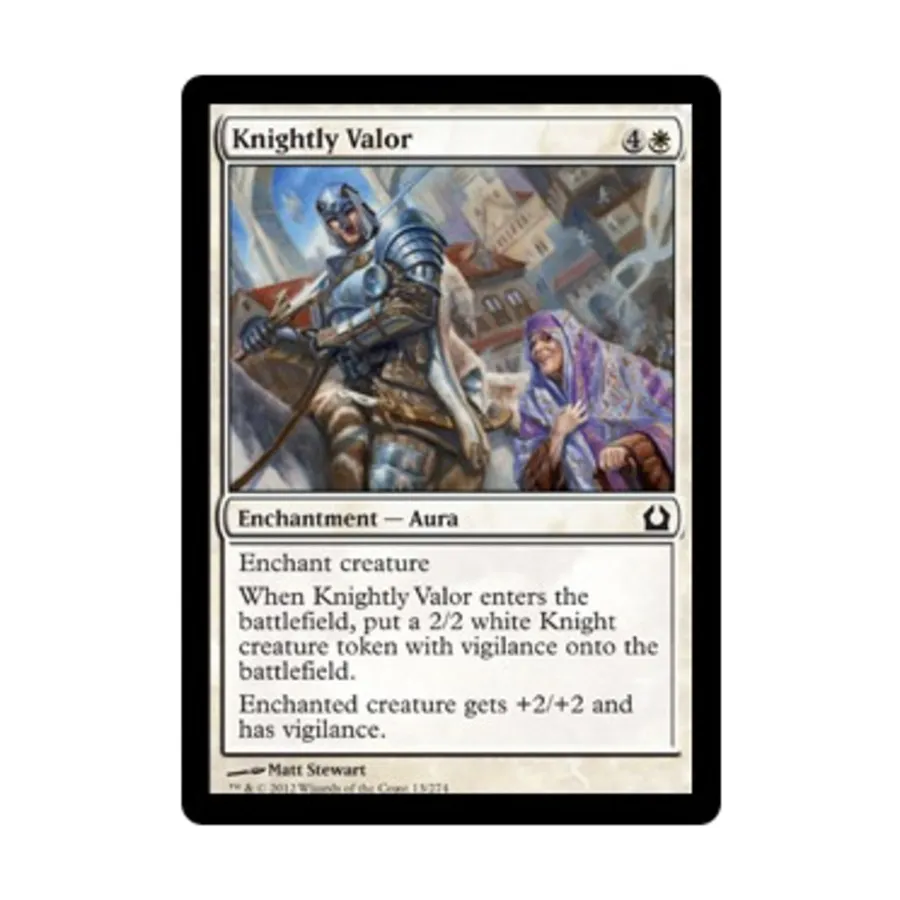 

CCG Рыцарская доблесть (С), MTG - Return to Ravnica