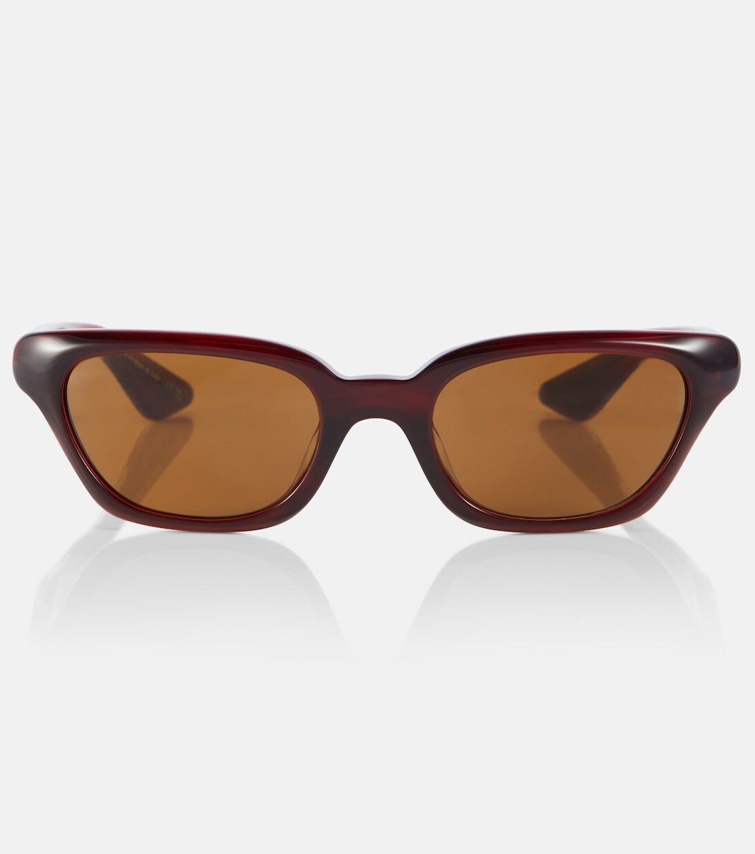 

Солнцезащитные очки «кошачий глаз» 1983C из коллаборации с Oliver Peoples Khaite, коричневый