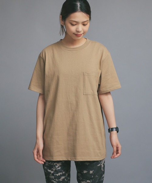 

Goodwear Футболка с карманом, GOOD WEAR, бежевый