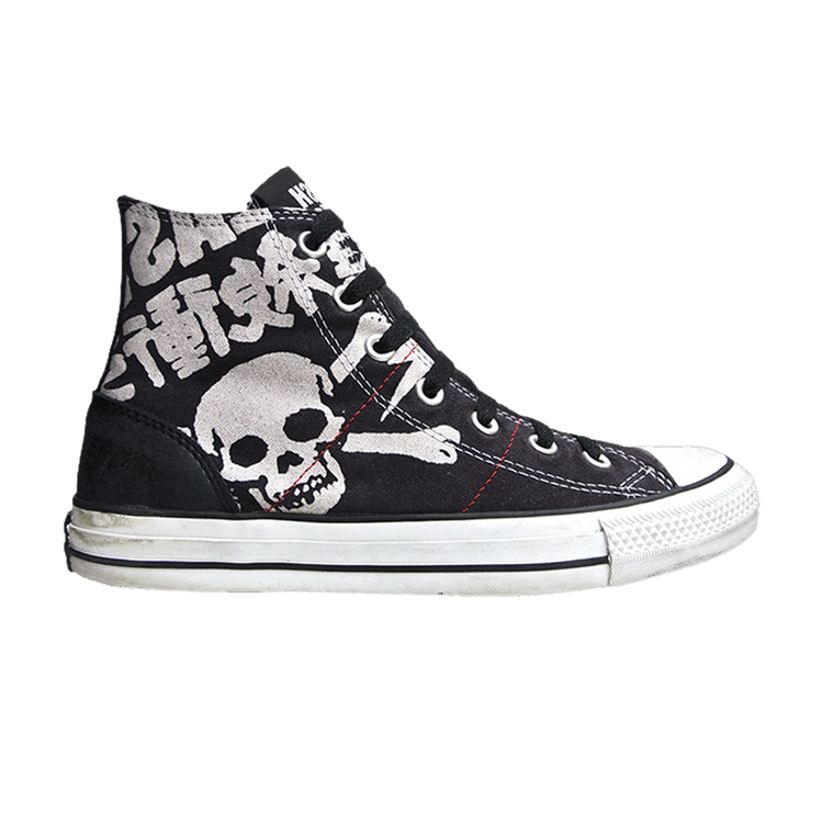 

Кроссовки Converse The Clash x Chuck Taylor All Star High 'Revolution Rock Pack - Black Skull', черный