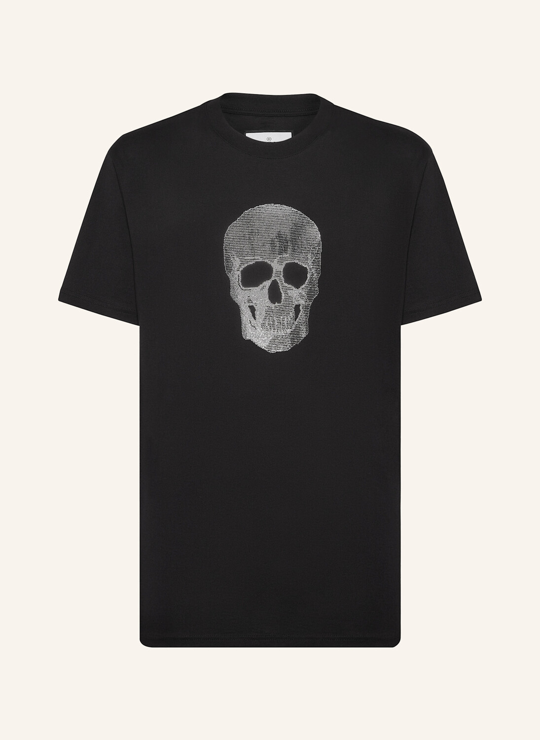 

Футболка с камнями череп PHILIPP PLEIN, черный