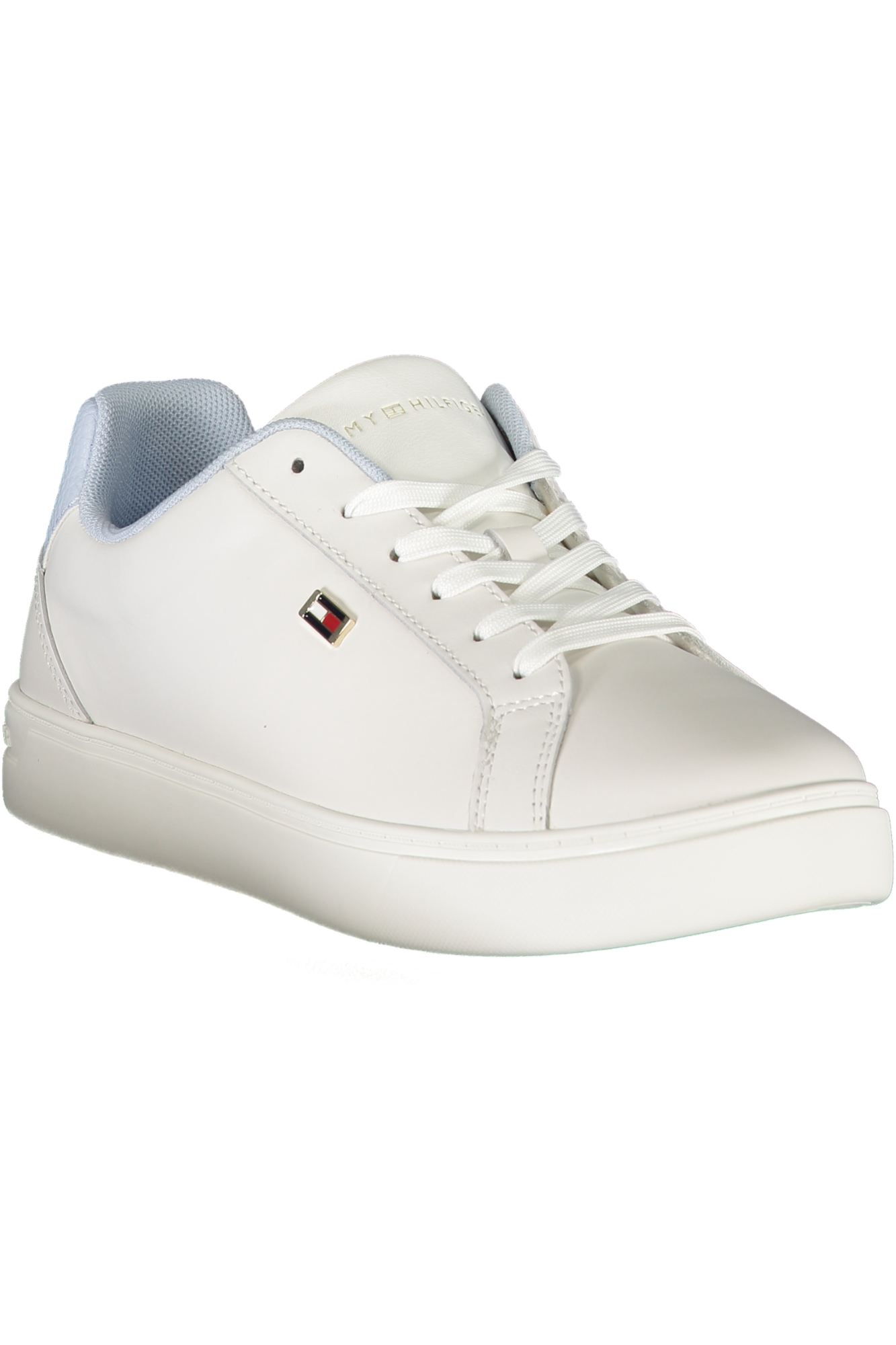 Кроссовки спортивные Tommy Hilfiger женские, белый / голубой — фото 2