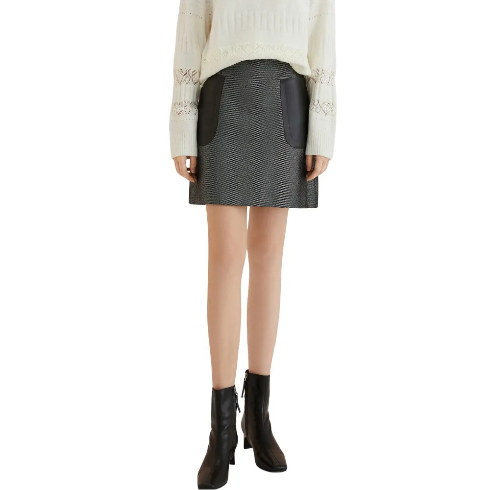 

Юбка Lily Wire Jacquard skirt, серый