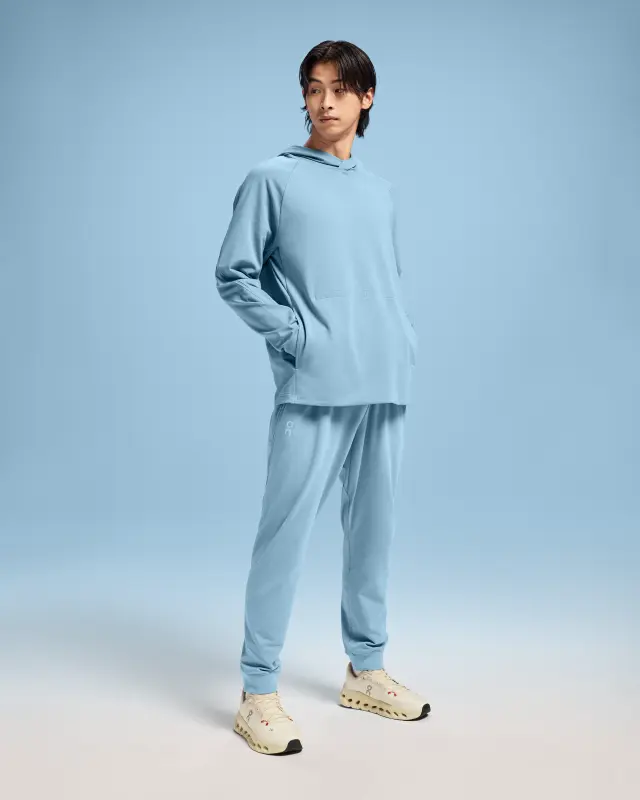 

Толстовка с капюшоном для движения On-Running, синий