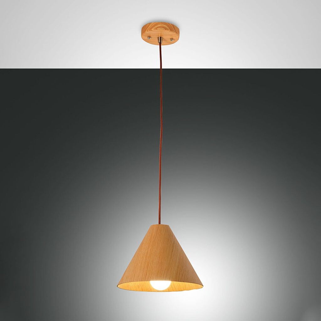 

Подвесной светильник Fabas Luce Esino E27 1x40W, коричневый